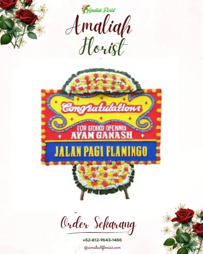 Bunga Papan Congratulation di Girikulon